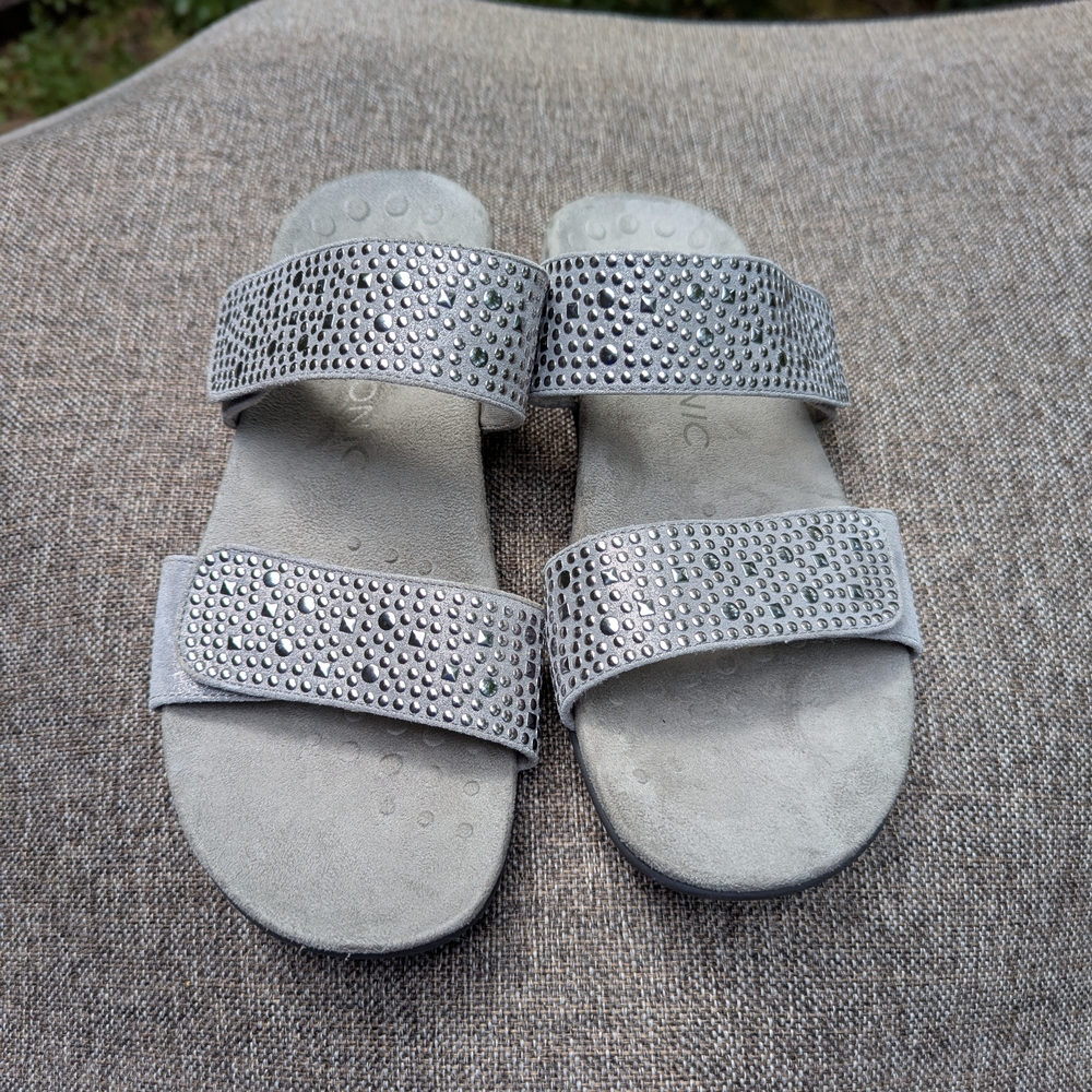 Vionic Silver Studded Women's Sandals